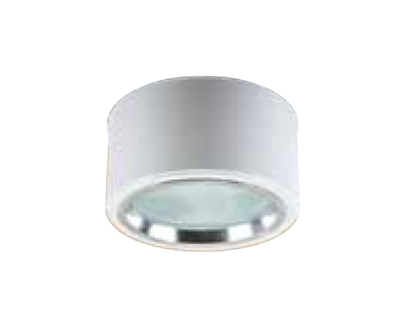 Surface Mounted Downlight Luminaires With Interior Glass